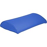ATC Handels GmbH Lordosekissen mit Kunstlederbezug 37 x 23 x 7 cm - Nackenstützkissen (blau)