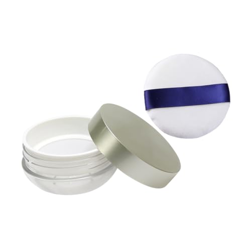 Ipetboom Quality Loose Powder Storage Cases Small Makeup Box with Elastic Mesh for Diy Powder Color