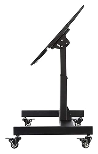 Soporte móvil para TV con ruedas y ajuste vertical miniatura 3