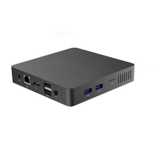 WITHTECH Mini PC Procesador Celeron N3350, 6GB RAM, 64GB Almacenamiento, Windows 10, 4K, USB 3.0, HDMI, Bluetooth, WiFi AC 1000Mbps, Lector Tarjeta Micro SD, Portátil