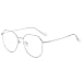 KFUGMAQN Fashion Myopia Glasses - Men's & Women's (Silver, -350 Diopters)
