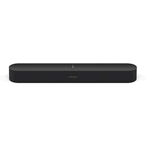 SONOS BEAM1UK1BLK Smart Compact Sound Bar Beam for TV - Black