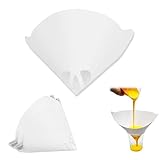 100 Stück konische Papiersiebe für Farbe, Einweg-Malfilter mit 100-Mesh-Filter für Autolack, Lacke, Harze, praktisches Zubehör zur Vermeidung von Verstopfungen, für präzises Arbeitenk