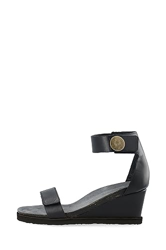 Sandales à coupe haute en cuir plate CA'SHOTT Casditte 61201214 femme