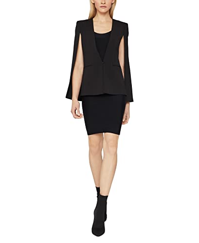 BCBGMAXAZRIA Women's Blazer with Long Cape Sleeves4
