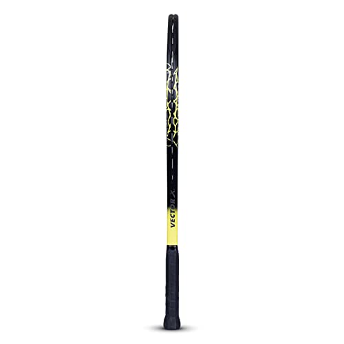 Image of Vector X Barricade Adult Men Recreational Composite Full Cover Tennis Racket Lightweight|105 sq in Head|Pre-Strung Beginner Racquet for Outdoor Games Training & Practice