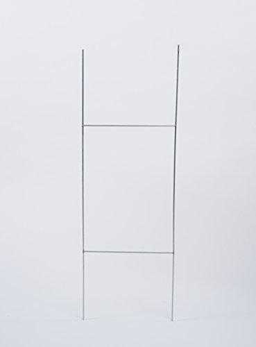 Highway Traffic Supply Standard H Frame Wire Stakes (Pkg of 25/$.95 ea) - Yard Sign Stake - Use with 4mm Corrugated Signs