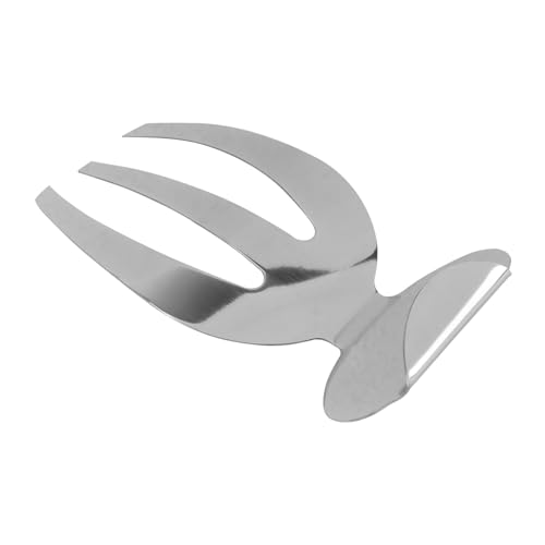 ABOOFAN 1pc Stainless Steel Salad Claw Hands Salad Server Utensils for Home Restaurant Party Catering Lightweight Easy to Use Slip Resistant Design Silver