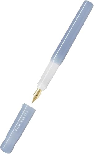 Image of Pilot Kakuno Fountain Pen Madoromi Color Series, Gold Fine Nib, Perfect for Beginners and Creative Expression, Twilight Periwinkle