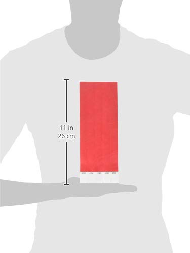 Bracelets d'identification Amscan en papier rouge pour soirees