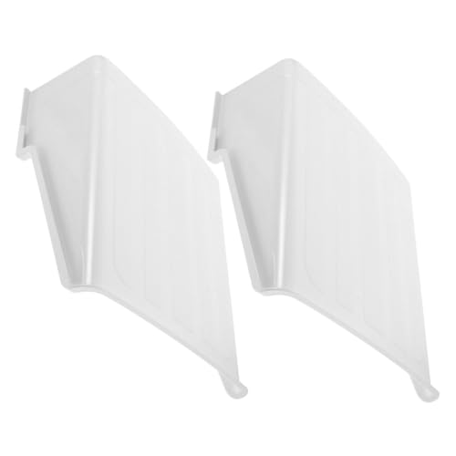 Cubiertas de plástico resistente para cámaras de exterior con visera antilluvia pack de 2