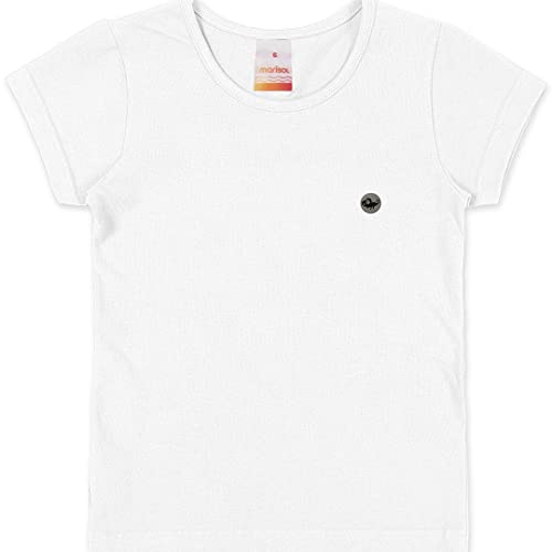 Blusa com aroma, Marisol, meninas, Branco, 12, em meia malha stretch com aroma