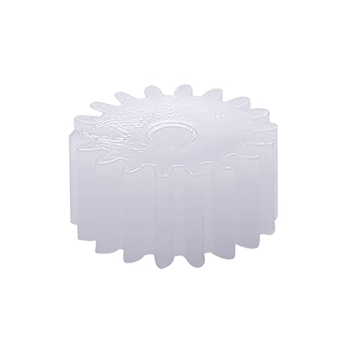 Jutagoss 30pcs Plastic Gears 18 Teeth Model 182A Reduction Gear Plastic Worm Gears for RC Car Robot Motor