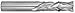 Magnate 9804 4 Flute Compression Ruffer/Finisher Spiral Router Bit - 1/2" Cutting Diameter