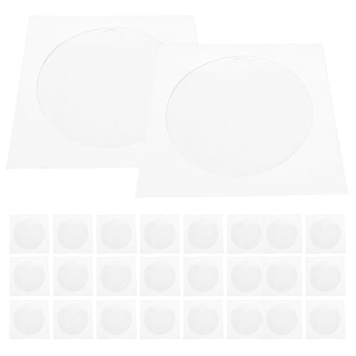 YOSADIER 100個 入り 用紙スリーブ 薄型収納ケース 傷防止 防塵効果付き ホーム オフィス 学校向け整理パッケージ