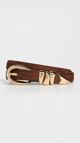 Madewell Women's Triple Metal Keeper Suede Belt2