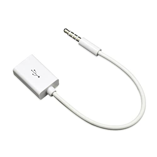 Cable 3.5mm macho a USB hembra con convertidor miniatura 7