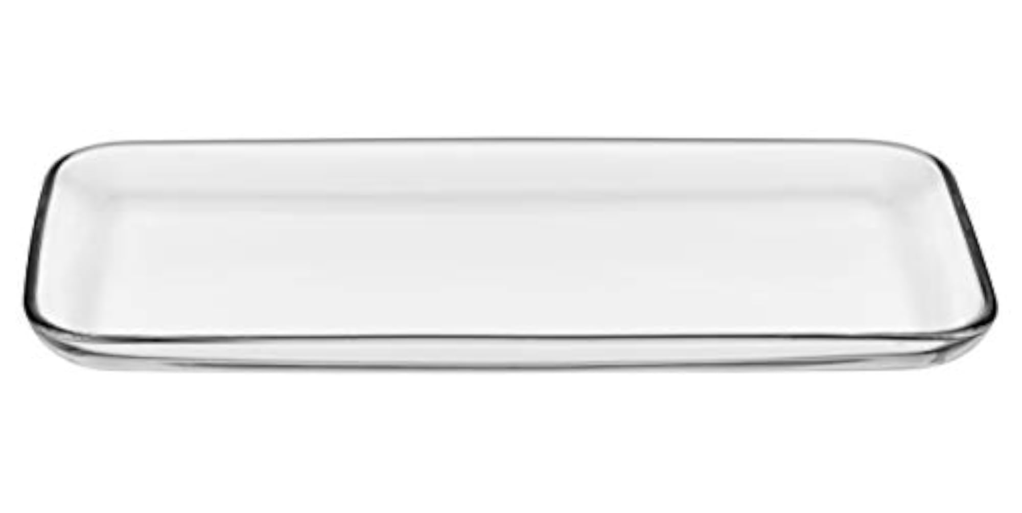 Glass Rectangular Tray - Classic Clear, Gift Idea