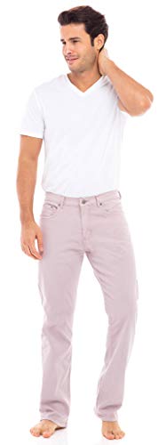 Skylinewears Men's Regular Straight Fit 5-Pocket Stretch Twill Pants4