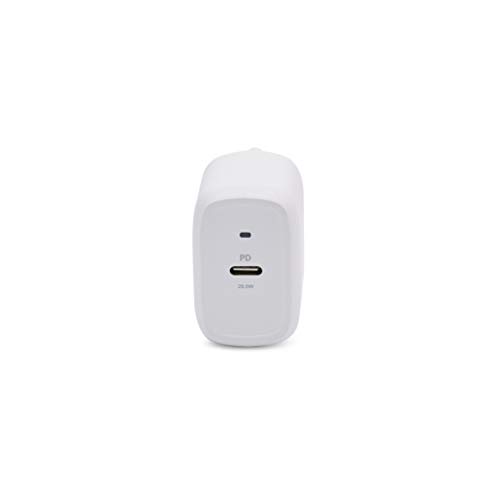 Chargeur USB-C 20W au design blanc épuré et format compact