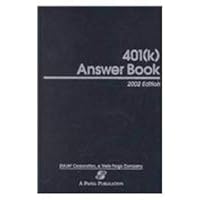401(K) Answer Book: 2002 0735523460 Book Cover