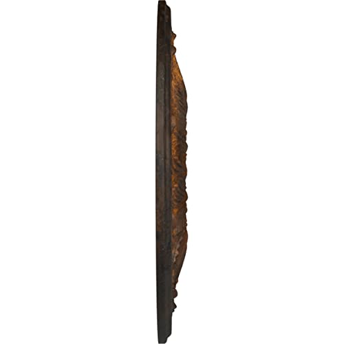 Image of Ekena Millwork CM22BORUS 22 5 /8 OD x 1 3 /4 P Bordeaux Ceiling Medallion (fits Canopies up to 3 1 /4), Rust