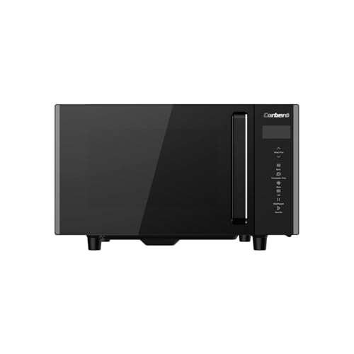 Corberó – Microondas Sin Plato Giratorio con Grill | CMICW8023DF | 23L | 800W | Auto Menú | 5 Niveles de Potencia | Digital Touch | Función Descongelar | Pizza | Negro