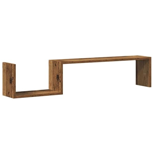Étagère murale en bois flottante pour rangement et décoration