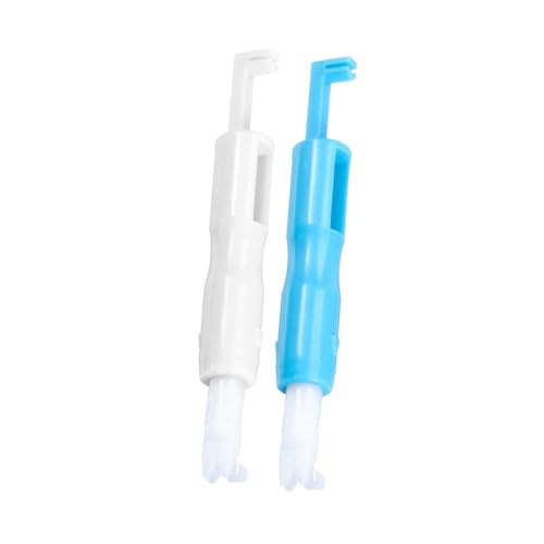 DOITOOL 2 Piezas enhebrador automático de agujas practicos craft enhebrador de agujas de coser enhebrador de plástico para el hogar enhebrador de aguja de bricolaje el plastico