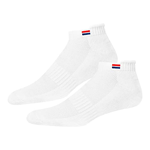 Men's Low Cut Athletic Cotton Cushion Ankle Socks with Sports Tab, Pack of 64