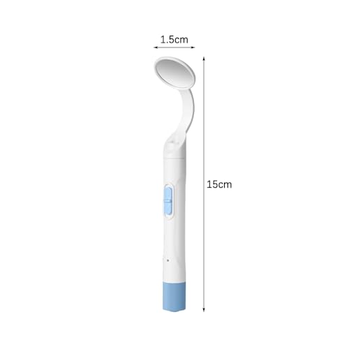 Sarini 2-teiliger Dentalspiegel mit Licht – USB-Mundspiegel mit direkt einsetzbarer Antibeschlag-Technologie, ideal für Ärzte und den Heimgebrauch