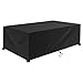 Rechteckig Abdeckung für Gartenmöbel, wasserdichte Schutzhülle 420D Oxford Gewebe UV-Beständiges Abdeckplane für Gartentische und Möbelsets-Black|| 60x60x60cm/24x24x24in