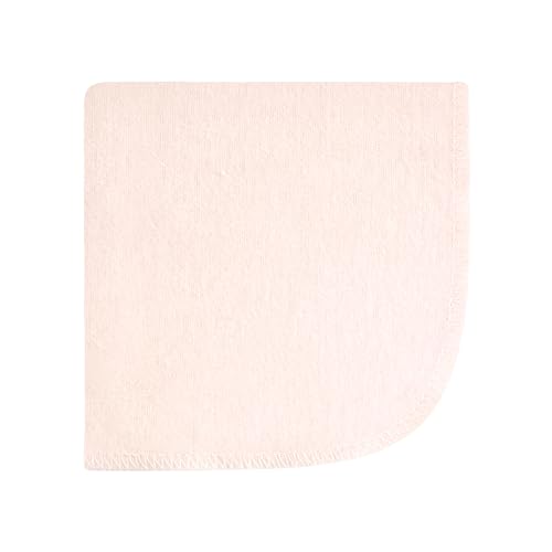 Image of Hudson Baby Unisex Baby Flannel Cotton Poly Washcloths, Pink Dainty Floral 10 Pack, One Size