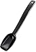 Carlisle 446003 Solid Buffet / Salad Serving Spoon, 0.5 oz, Black (Pack of 12)