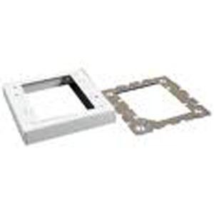 Wiremold V5747-2 Outlet box 2 gang steel ivory V57472