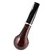 Rossi Rubino Antico Handmade Briar Pipe by Savinelli - Deep Red Hand Brushed Stain With Polished Finish & Rich Wood Grain, 6mm (8673)
