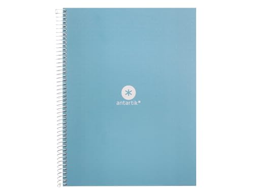 Liderpapel Spiral Notebook A4 Micro ANTARTIK Cover Lined 80H 90 g Ruled Dots 1 Band 4 Drills Sky Blue, light blue - Image 2
