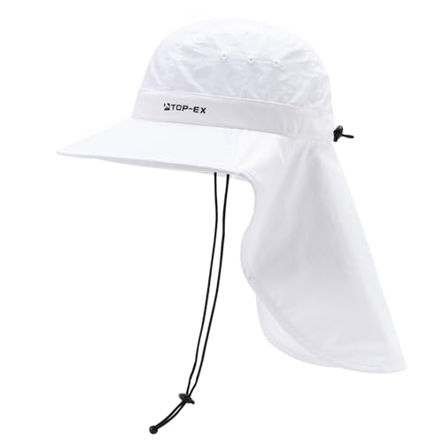 Cooling sun hat with neck flap