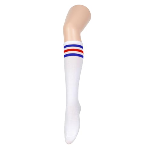 Image of Century Star Knee High Socks for Women Long Tube Socks with Stripes