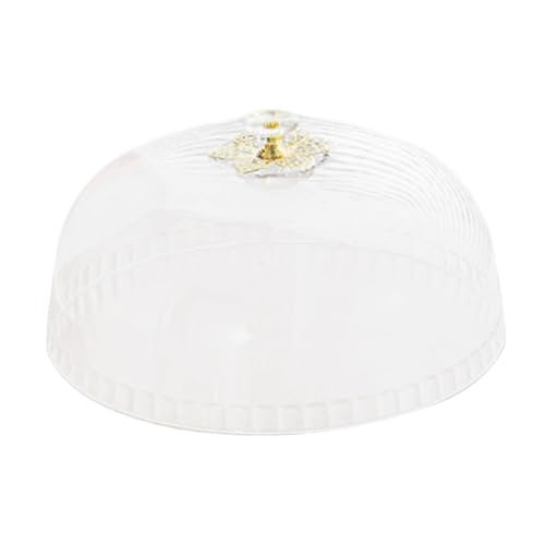 FytStycale Couverture Du Dôme Alimentaire pour Les Gâteaux, Affichage Rond Cloche pour Le Service de La Fête, 26cm