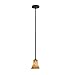 Justice Design Group FAL-8815-20-DBRZ-RIGID LumenAria Collection Mini 1-Light Pendant