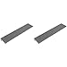 Laurey 96428-9 Inch Overall Edge Pull for Cabinet Doors and Drawer Fronts - Satin Nickel (Pack of 2)