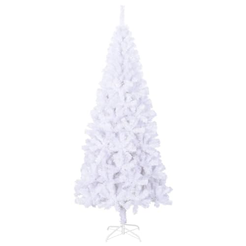 vidaXL Artificial Christmas Tree with Metal Stand, 6 ft Realistic...