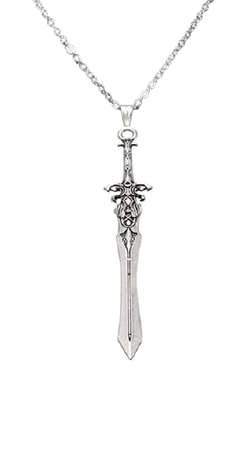 revashree craft world Men's Sword Pendant Locket with Stainless Steel Silver Neck Chain for Couple Gifts Set | Boyfriend Girlfriend Lockets | Pendant Set for Women & Girls-picture-19