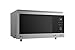 LG MJ3965ACS - Horno Microondas, 39 litros, 1100 W, Smart Inverter, display digital, Color Negro y Acero