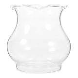 Abat-jour de lampe à pétrole : l'abat-jour de lampe à pétrole est fabriqué en verre, un matériau sûr et pratique à utiliser, abat-jour en verre