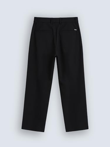Image of WROGN Men's Trousers | Solid | Straight Fit