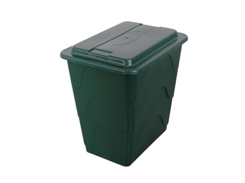 TrendLine Regentonne eckig Deckel Hahn 240L grün Regenwassertonne Wassertank