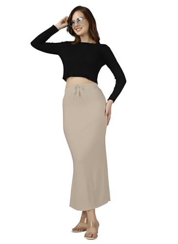 Image of Nexsus Stretchable Saree Shapewear | Petticoat for Women | Cotton Blended | Skirts for Women | Shape Wear Dress for Saree | Available in 80+ Colors and Plus Sizes