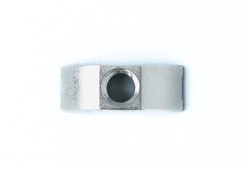 H-BOLT Bed & Furniture Nuts and Washers - Many Sizes and Designs Available (10, M6 Lunar Half Moon Nuts), Blue-Zinc